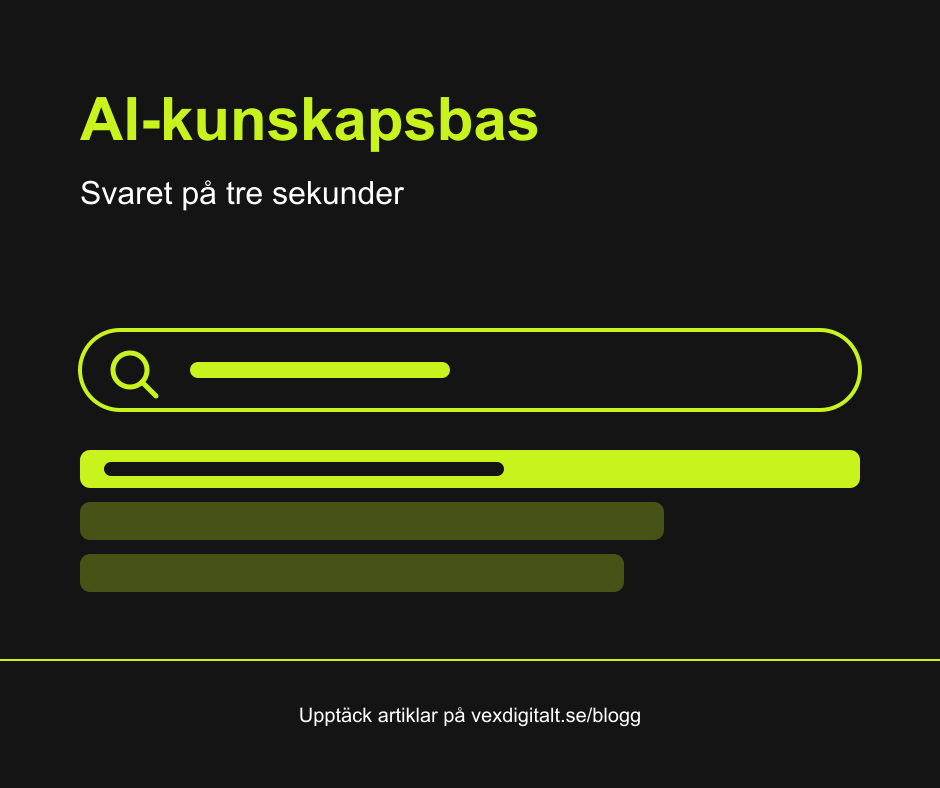 AI-kunskapsbas: så hittar teamet svaret på tre sekunder i stället för att fråga runt