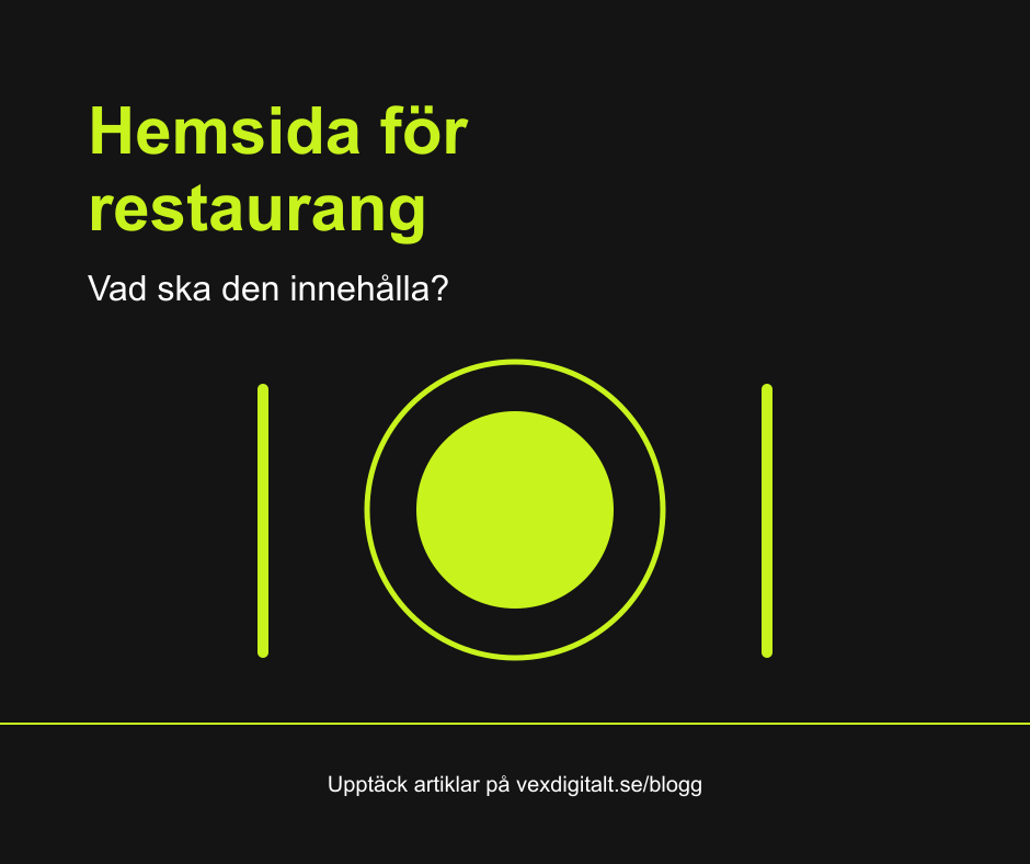 Hemsida för restaurang: vad ska den innehålla?