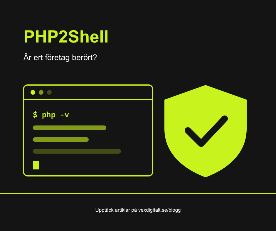 PHP2Shell: så kollar ni om ert företag är berört, och vad ni kan göra själva