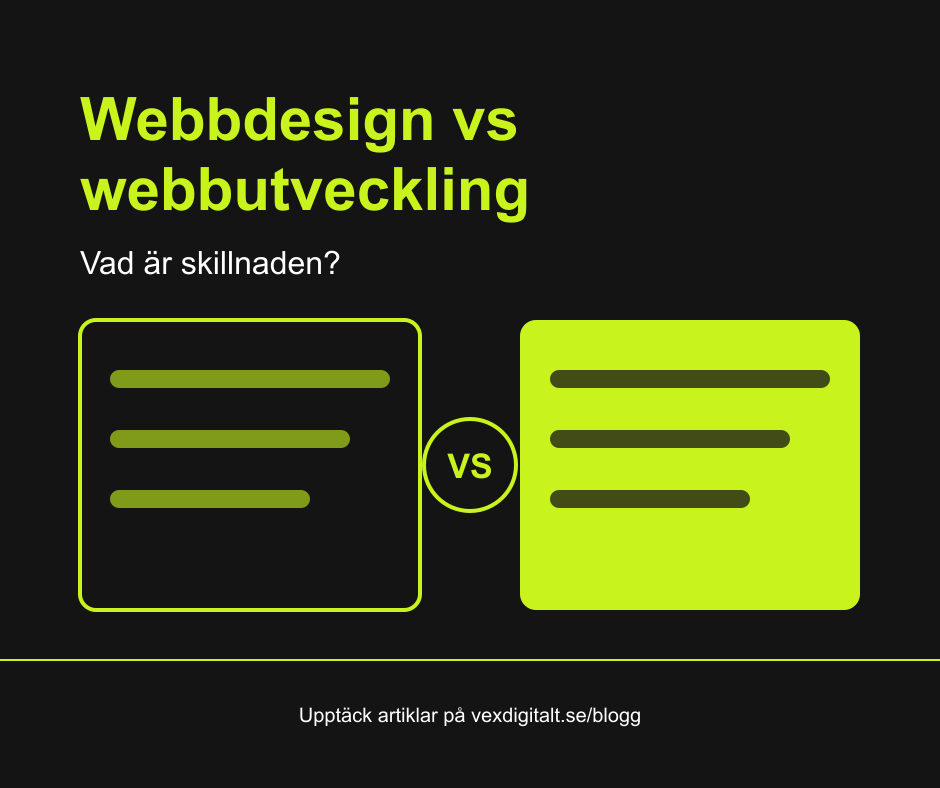 Vad är skillnaden mellan webbdesign och webbutveckling?